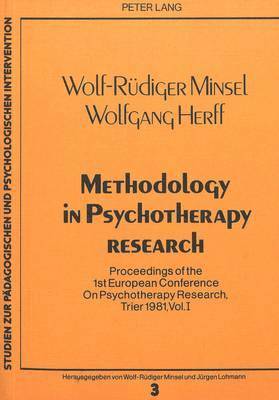 Wolf-Rüdiger Minsel, Wolfgang Herff - Methodology in Psychotherapy Research, Häftad