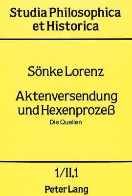 bokomslag Aktenversendung Und Hexenprozess