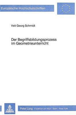 bokomslag Der Begriffsbildungsprozess Im Geometrieunterricht