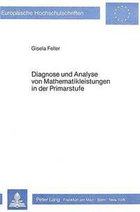 bokomslag Diagnose Und Analyse Von Mathematikleistungen in Der Primarstufe