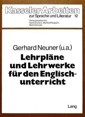 bokomslag Lehrplaene Und Lehrwerke Fuer Den Englischunterricht