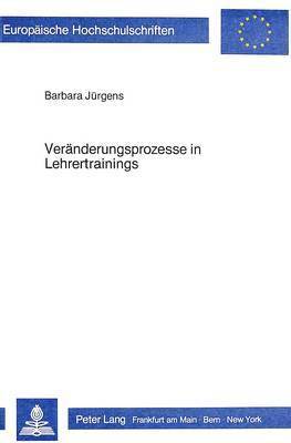 bokomslag Veraenderungsprozesse in Lehrertrainings