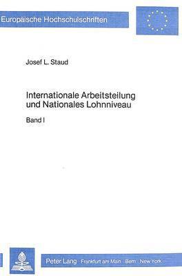 bokomslag Internationale Arbeitsteilung Und Nationales Lohnniveau