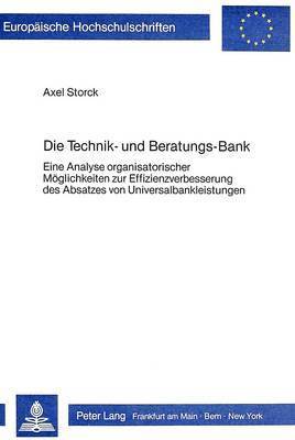 Die Technik- Und Beratungs-Bank 1