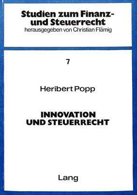 bokomslag Innovation Und Steuerrecht