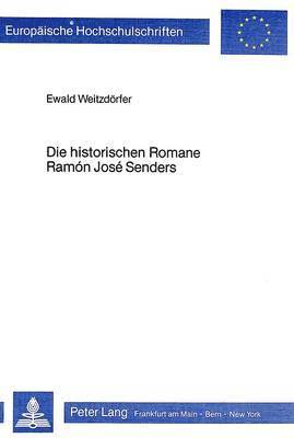 bokomslag Die Historischen Romane Ramn Jos Senders