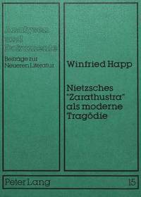 bokomslag Nietzsches Zarathustra ALS Moderne Tragoedie