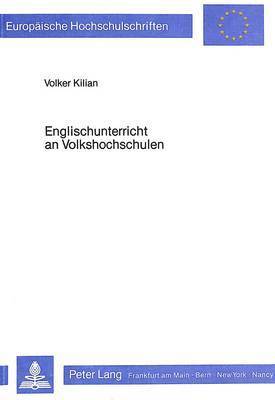 bokomslag Englischunterricht an Volkshochschulen