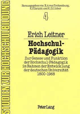 bokomslag Hochschul-Paedagogik