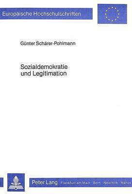 bokomslag Sozialdemokratie Und Legitimation