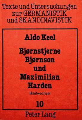 Bjornstjerne Bjornson Und Maximilian Harden 1