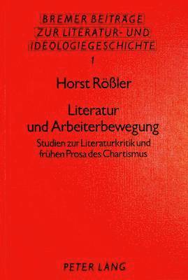 bokomslag Literatur Und Arbeiterbewegung