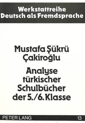 bokomslag Analyse Tuerkischer Schulbuecher Der 5./6. Klasse