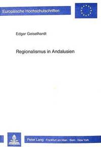 bokomslag Regionalismus in Andalusien