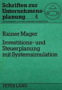 bokomslag Investitions- Und Steuerplanung Mit Systemsimulation