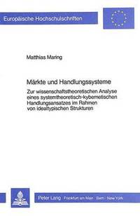 bokomslag Maerkte Und Handlungssysteme