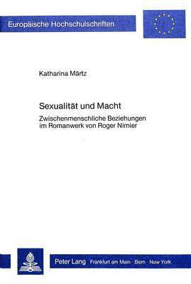 Sexualitaet Und Macht 1