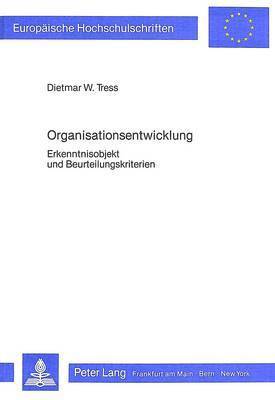 bokomslag Organisationsentwicklung