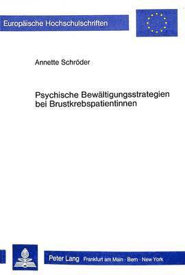 bokomslag Psychische Bewaeltigungsstrategien Bei Brustkrebspatientinnen