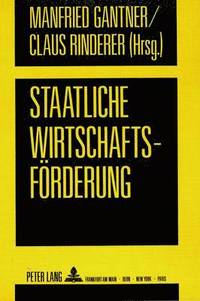 bokomslag Staatliche Wirtschaftsfoerderung