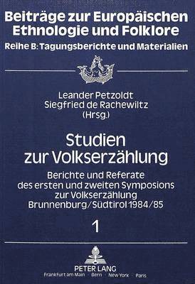 Studien Zur Volkserzaehlung 1