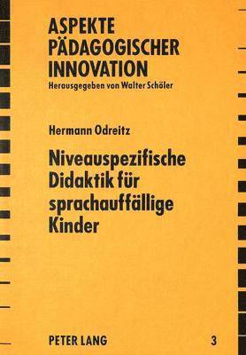 bokomslag Niveauspezifische Didaktik Fuer Sprachauffaellige Kinder