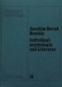 bokomslag Individualpsychologie Und Literatur