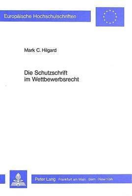 bokomslag Die Schutzschrift Im Wettbewerbsrecht