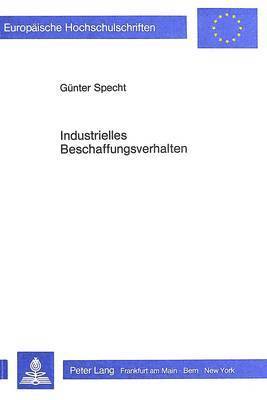 Industrielles Beschaffungsverhalten 1