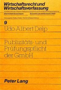 bokomslag Publizitaets- Und Pruefungspflicht Der Gmbh