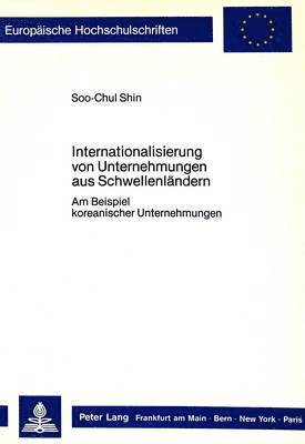 bokomslag Internationalisierung Von Unternehmungen Aus Schwellenlaendern