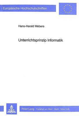 bokomslag Unterrichtsprinzip Informatik