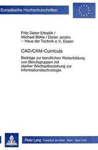 bokomslag Cad/Cam-Curricula