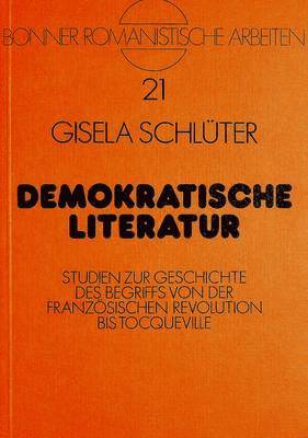 bokomslag Demokratische Literatur