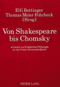 bokomslag Von Shakespeare Bis Chomsky