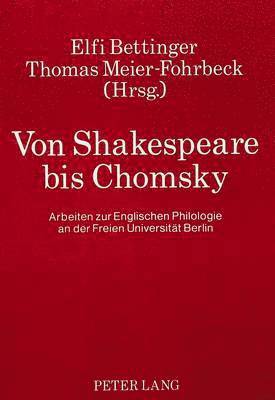 bokomslag Von Shakespeare Bis Chomsky