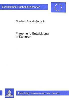 Frauen Und Entwicklung in Kamerun 1