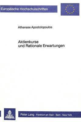 Aktienkurse Und Rationale Erwartungen 1