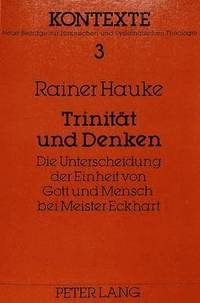 bokomslag Trinitaet Und Denken