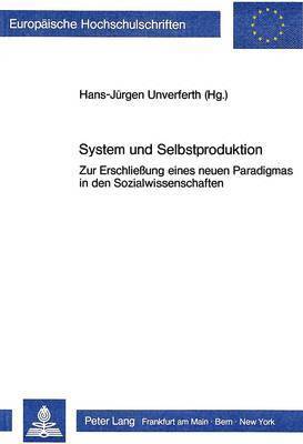 bokomslag System Und Selbstproduktion