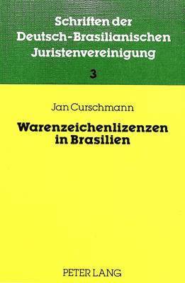 bokomslag Warenzeichenlizenzen in Brasilien