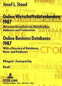 bokomslag Online Wirtschaftsdatenbanken 1987- Online Business Databases 1987