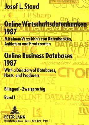 Online Wirtschaftsdatenbanken 1987- Online Business Databases 1987 1