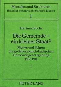 bokomslag Die Gemeinde - Ein Kleiner Staat?