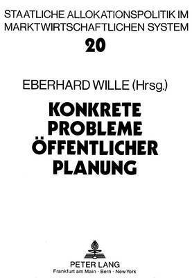 Konkrete Probleme Oeffentlicher Planung 1