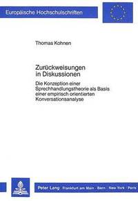 bokomslag Zurueckweisungen in Diskussionen
