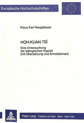 bokomslag Hoh-Kuan Tsi