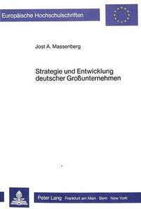 bokomslag Strategie Und Entwicklung Deutscher Grossunternehmen