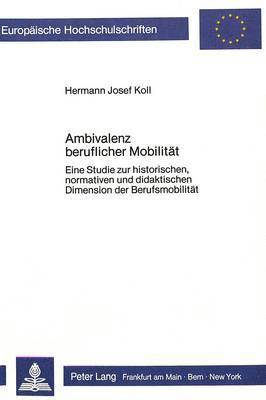 Ambivalenz Beruflicher Mobilitaet 1