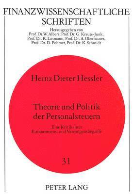 Theorie Und Politik Der Personalsteuern 1